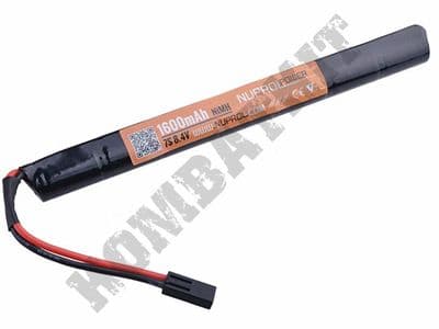 Nuprol Airsoft 8.4V Nimh 1600mAH Stick Battery Pack AK Type with Small Tamiya