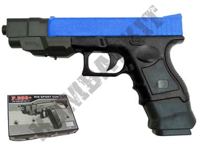 P698+ BB Gun 33 Style Spring Airsoft Pistol Black 2 Tone