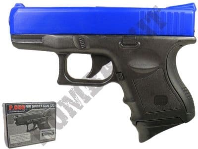 P698 BB Gun Style 26 Compact Spring Pistol Black 2 Tone