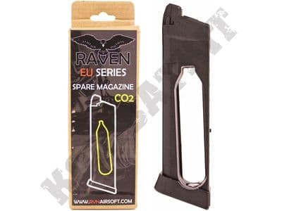 Raven Airsoft CO2 Magazine for EU7 & EU8 Series Gas Blowback Pistols & BB Guns