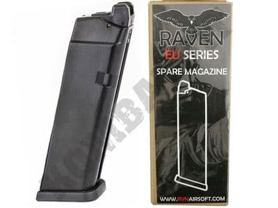 Raven Airsoft Gas Magazine for EU Series Gas Blowback Pistols & BB Guns