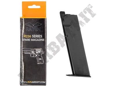 Raven Airsoft Gas Magazine for R226 R Series Sig Sauer Replica Gas Blowback Pistols & BB Gun
