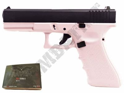 Raven EU7 Airsoft Pistol Gas Blowback BB Gun Pink 2 Tone