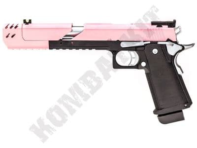 Raven Hi-Capa Dragon 7 Airsoft Pistol Gas Blowback BB Gun Black 2 Tone Metal