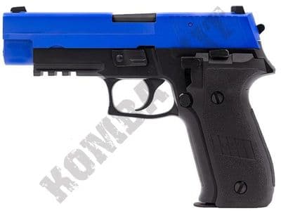 Raven R226 Railed Airsoft Pistol Sig Sauer P226 Replica Gas Blowback BB Gun Black 2 Tone
