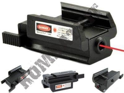 Red Dot Laser Sight for Air Gun Airsoft BB Guns Metal Rail Mount Low Profile Black