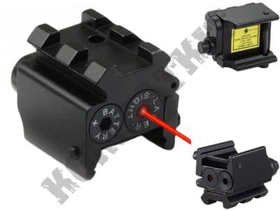 Red Dot Laser Sight Handgun Pistol Metal with Weaver Rail Mount