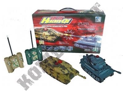 Remote Control Electronic Lazer Tag Battle Tanks Set