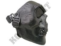 Skeleton Mask Black Full Face | Airsoft Skirmish, Safety & Tactical Kit | KOMBATKIT