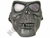 Skeleton Mask Black Full Face | Airsoft Skirmish, Safety & Tactical Kit | KOMBATKIT