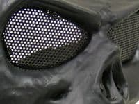 Skeleton Mask Black Full Face | Airsoft Skirmish, Safety & Tactical Kit | KOMBATKIT