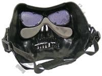 Skeleton Mask Black Full Face | Airsoft Skirmish, Safety & Tactical Kit | KOMBATKIT
