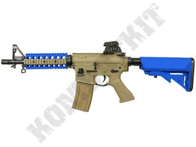 SR4PI Airsoft Assault Rifle M4 CQB RIS AEG Electric BB Gun Tan 2 Tone