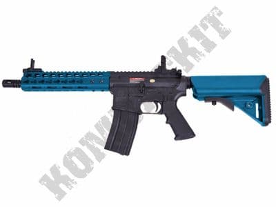 ST-GBB10BBK M4 9” Keymod Rifle Gas Blowback Airsoft BB Machine Gun Black & 2 Tone
