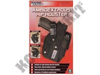 Swiss Arms Ambidextrous Hip Holster Black | Airsoft Tactical Gear | KOMBATKIT SHOP