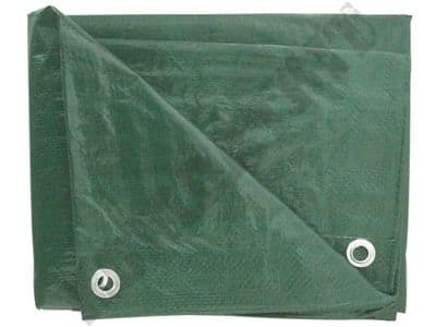 Tarpaulin Groundsheet Waterproof 8 x 6 ft (240 x 180cm) Olive Green Colour