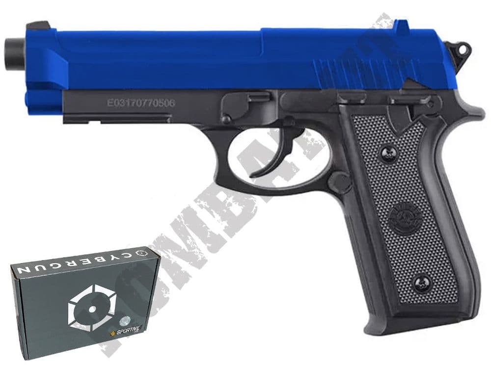 Taurus PT92 Railed Co2 Airsoft Pistol Black 2 Tone Kombatkit