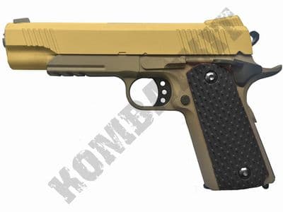 V13 Metal BB Gun 1911 Kimber Replica Spring Airsoft Pistol Tan & 2 Tone