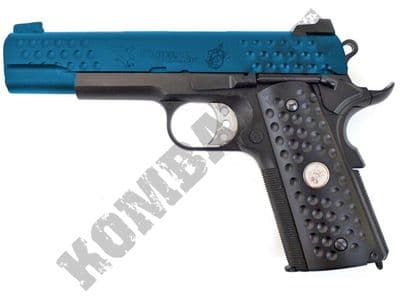 WE-054 KAC KnightHawk 1911 Airsoft Pistol Gas Blowback BB Gun Black 2 Tone Metal