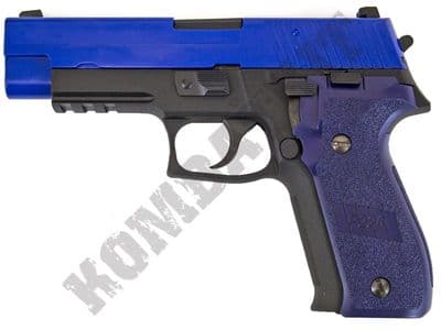 WE 1907 Sig Sauer P226 Replica Airsoft Pistol Gas Blowback BB Gun Black 2 Tone