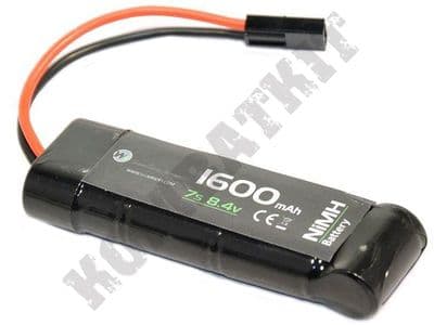 WE Airsoft 8.4V Nimh 1600mAH 3x2+1 Block Battery Pack Small Tamiya