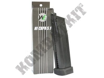 WE Airsoft Hi-Capa 5.1/3.8/7.1 Pistol Gas Magazine 6mm BB Ammo Clip 5032