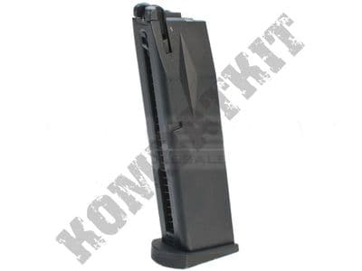 WE Airsoft M9 / M92 Airsoft Gun Magazine Co2 C02 Gas Pistol GBB Black Metal