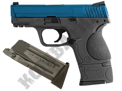 WE Little Bird M&P Toucan Airsoft Pistol Gas Blowback BB Gun 2 Tone Dual Mag Bundle