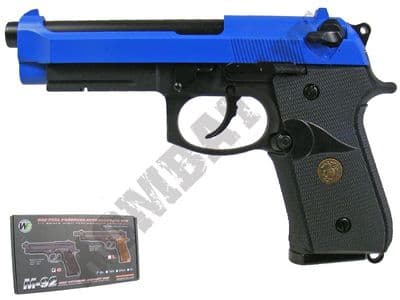 WE M9A1 BB Gun Beretta Replica CO2 Gas Blowback Airsoft Pistol Black 2 Tone