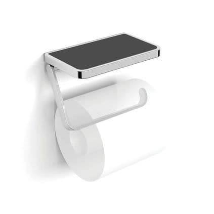 Assisted Living Toilet Roll Holder with Shelf