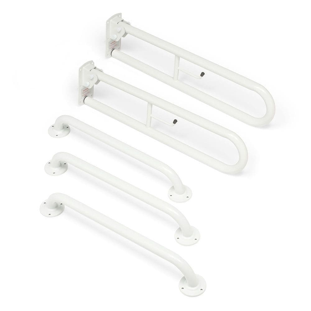 Shower Riser Grab Rails DTUK517 Budget Disabled Shower Grab Rail Kit