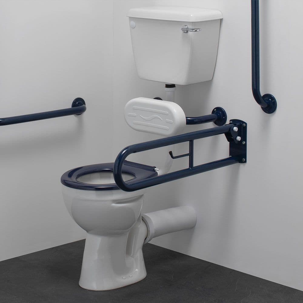 Disabled Wc Budget Low Level Disabled Doc M Toilet Pack - Blue