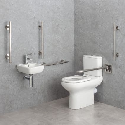Designer Close Coupled Doc M Disabled Toilet Pack