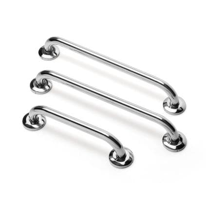 Commercial Disabled Ambulant Rail Pack - Polished Stainless Steel