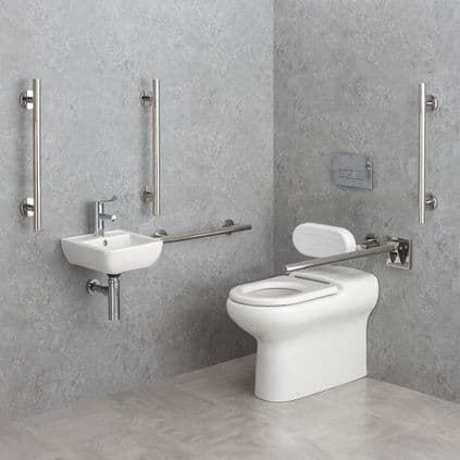 Designer Back to Wall Doc M Disabled Toilet Pack