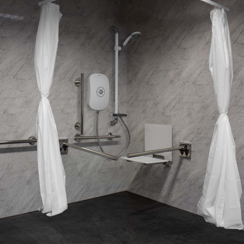 DTUK723 Designer Doc M Disabled Electric Shower Pack