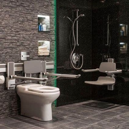 Detachable Grab Rail Toilet & Shower Kit
