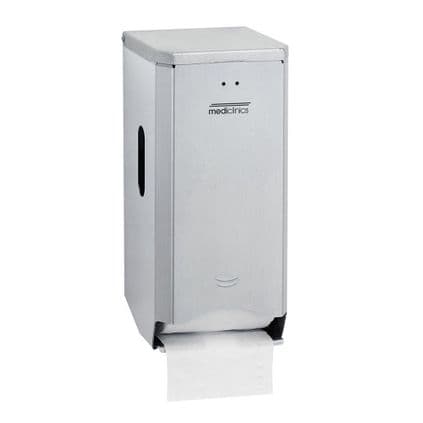 DTUK24 Stainless Steel Twin Toilet Roll Holder