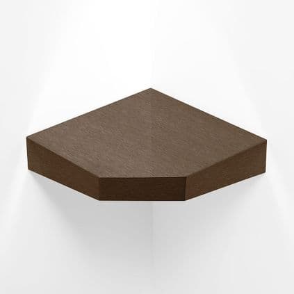 DTUK275 Doc M Corner Brushed Bronze Colostomy Shelf