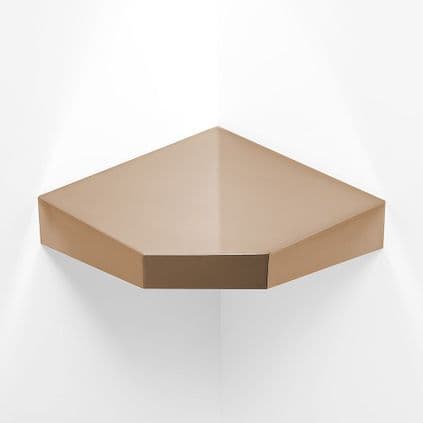DTUK275 Doc M Corner Brushed Copper Colostomy Shelf