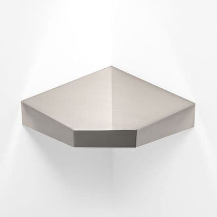 DTUK275 Doc M Corner Polished Nickel Colostomy Shelf