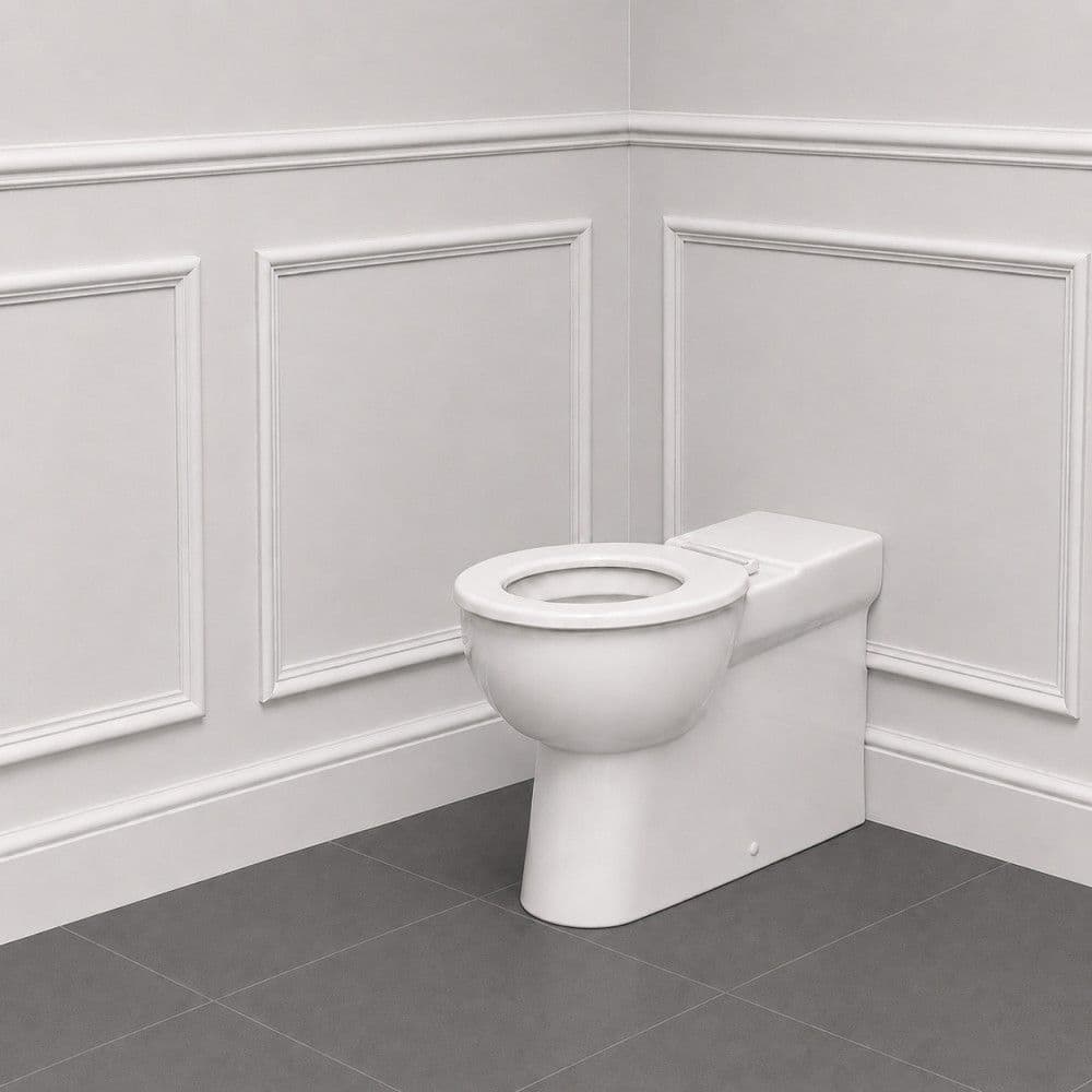 DTUK305  Doc M Back to Wall 750Mm Rimless WC pan and Seat Ring