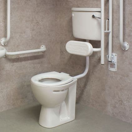 DTUK36 Low Level Disabled Toilet with Cistern & Back Rest