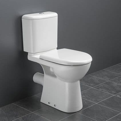 DTUK37 Contemporary Raised Height Close Coupled Toilet