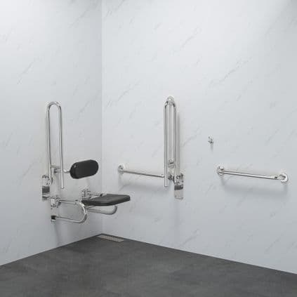 DTUK7019 CLASSIC DOC M / DDA DISABLED SHOWER PACK - BLACK