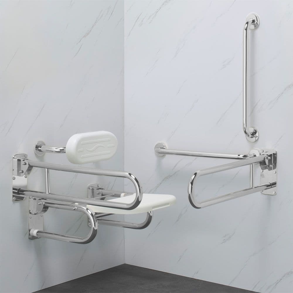DTUK7022 CLASSIC DOC M / DDA DISABLED SHOWER PACK & FIXED SHOWER HEAD ...