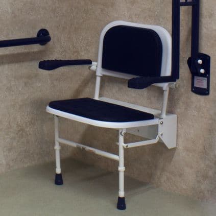 DTUK765 Budget Padded Folding Shower Seat