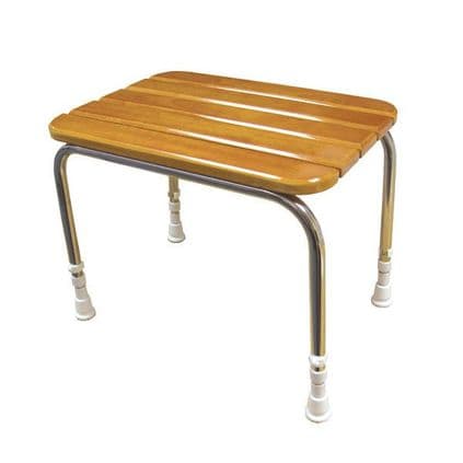 DTUK81 Bariatric Wooden Shower Stool