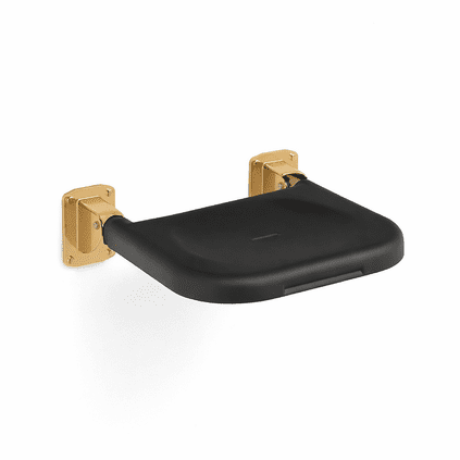 DTUK84 Modern Shower Seat - Brushed Gold Finish