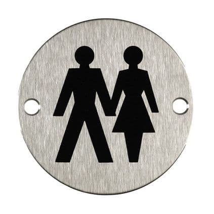 DTUK904 Unisex Toilet Door Sign